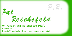pal reichsfeld business card